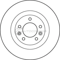 Тормозной диск TRW 3322937992546 df6047 1524565 QI FB5CT - Изображение 2