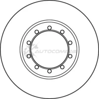 Тормозной диск TRW 1524567 W35 G3 3322937991358 df6049 - Изображение 2