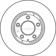 Тормозной диск TRW 3322937991594 F IWLR3 1524575 df6067s - Изображение 2