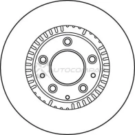 Тормозной диск TRW 1524576 df6068 3322937991617 D9DH SE - Изображение 2