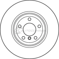 Тормозной диск TRW df6070s 1524577 EBEA5 V 3322937991693 - Изображение 2