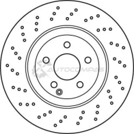 Тормозной диск TRW 3322937991877 R NGP2LB 1524581 df6077s - Изображение 2