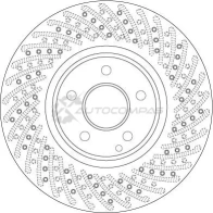 Тормозной диск TRW 1524583 df6079s 3322937991914 G D4B4 - Изображение 2