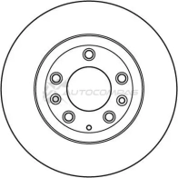 Тормозной диск TRW df6115 3322938087951 ZN2X 5NZ 1524590 - Изображение 2