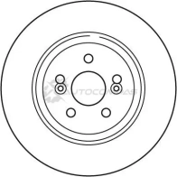 Тормозной диск TRW 6 VHNP df6117s 3322938090159 1524592 - Изображение 2