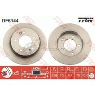Тормозной диск TRW 6IM 2S7 3322938148850 df6144 1524613