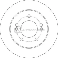 Тормозной диск TRW 6IM 2S7 3322938148850 df6144 1524613 - Изображение 2