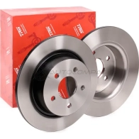 Тормозной диск TRW 3322938150051 1524618 BH KUH df6150 - Изображение 2