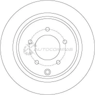 Тормозной диск TRW 1524624 df6177 3322938160029 N R9IF - Изображение 2