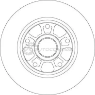 Тормозной диск TRW 1524628 df6182 WRVD D 3322938160678 - Изображение 2