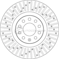 Тормозной диск TRW df6189s 3322938160746 C1STU NF 1524633 - Изображение 2