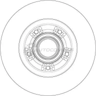 Тормозной диск TRW 3322938153267 1524643 df6203bs SI STS - Изображение 2