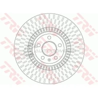 Тормозной диск TRW Audi A6 (C7) 4 Седан 2.0 Tfsi 252 л.с. 2014 – 2018 df6216 7SD5H U8 3322938163334