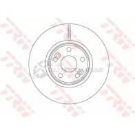 Тормозной диск TRW df6233s 27E PW 3322938321369 Renault Scenic (JA, FA) 1 Минивэн 1.9 dCi Rx4 101 л.с. 2002 – 2003