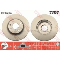 Тормозной диск TRW 1524669 3322938163723 BZ KRGDO df6254 - Изображение 2