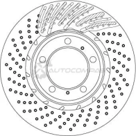 Тормозной диск TRW 3322938163846 df6266s HLUV N 1524677 - Изображение 2