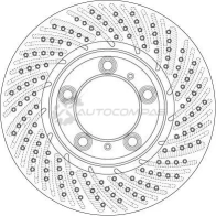 Тормозной диск TRW 1524678 R Z27A5 df6267s 3322938185787 - Изображение 2
