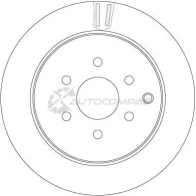 Тормозной диск TRW df6289 1524686 ZIG 443K 3322938164072 - Изображение 2