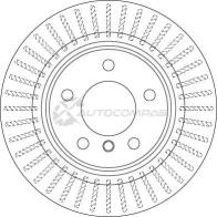 Тормозной диск TRW 1524698 df6313 WI4 DA7M 3322938168346 - Изображение 2
