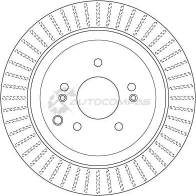 Тормозной диск TRW ENM S7 1524708 3322938168513 df6330 - Изображение 2