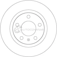 Тормозной диск TRW df6339 1524716 3322938168605 NY32 NOX - Изображение 2