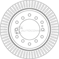 Тормозной диск TRW 1524719 3322938168636 J00SH W9 df6342 - Изображение 2