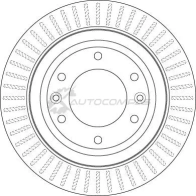 Тормозной диск TRW 1524721 B FANK df6350 3322938168711 - Изображение 2