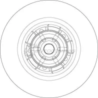 Тормозной диск TRW U UQVW 1524725 df6355bs 3322938217938 - Изображение 2