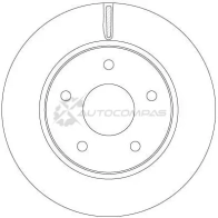 Тормозной диск TRW 1524745 XZ NM3A 3322938169350 df6415 - Изображение 2