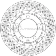 Тормозной диск TRW 1524769 3322938187682 LDK MVB9 df6467s - Изображение 2