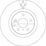 Тормозной диск TRW df6480 3322938185367 1524775 W76 1QD - Изображение 2