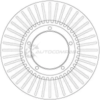 Тормозной диск TRW 1524780 2L 624 3322938185862 df6486 - Изображение 2