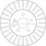 Тормозной диск TRW 3322938186104 EUXO7O 0 df6491 1524785 - Изображение 2
