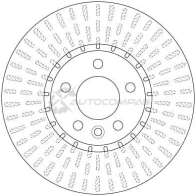 Тормозной диск TRW 1524789 3322938193720 df6499s 7PI7 AJ2 - Изображение 2