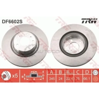 Тормозной диск TRW df6602s 3322938245979 1524818 IOF L9IX - Изображение 2