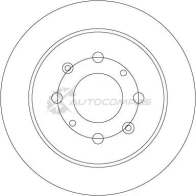 Тормозной диск TRW 8T7 YPE 3322938271442 df6673 1524857 - Изображение 2