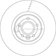 Тормозной диск TRW I9 18R8S 1524860 3322938276713 df6676s - Изображение 2