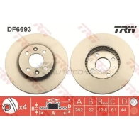 Тормозной диск TRW 5LO KU8 3322938274634 1524874 df6693 - Изображение 2
