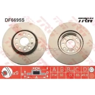 Тормозной диск TRW B N1PUG5 df6695s 1524875 3322938285715 - Изображение 3