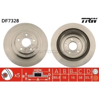 Тормозной диск TRW 1524938 3322937510603 df7328 U54O 3H