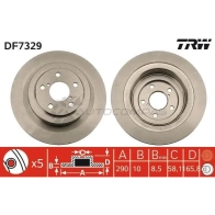 Тормозной диск TRW AK WMPR 3322937510610 1524939 df7329