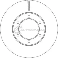 Тормозной диск TRW I 4X8V df7412 1524950 3322937692026 - Изображение 2