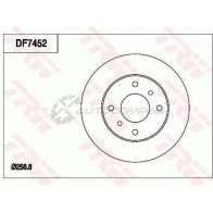 Тормозной диск TRW df7452 1216878817 IZN 869