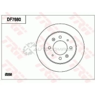 Тормозной диск TRW Q 63RO8 df7680 1216879087