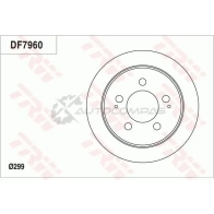 Тормозной диск TRW 44K ZR 1216879625 3322938123789 df7960