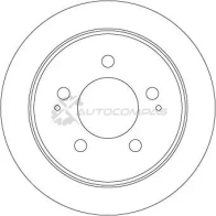 Тормозной диск TRW 44K ZR 1216879625 3322938123789 df7960 - Изображение 2