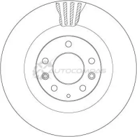 Тормозной диск TRW 1524962 MS UH580 3322938154103 df8043 - Изображение 2
