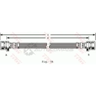 Тормозной шланг TRW 3322937078332 6V G3LV pha171 1544664 - Изображение 1