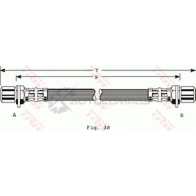Тормозной шланг TRW pha178 ZXNR V 1544670 3322937078486