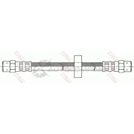 Тормозной шланг TRW pha238 99RGF A 1544726 3322935301609 - Изображение 2